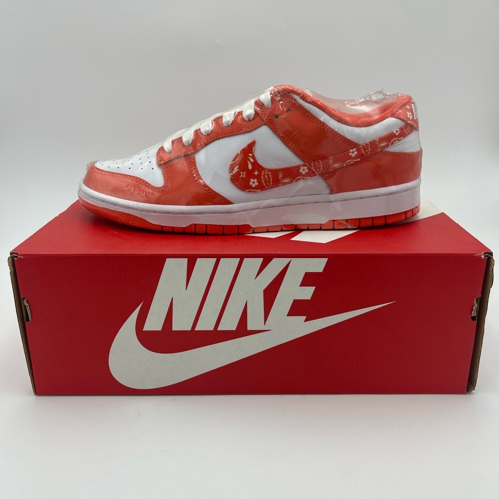 Nike Dunk Low Essential Rush Orange Women-- DH4401-103 SZ 12-EU 44.5-UK 9.5